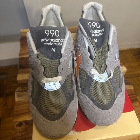 New Balance 990v2 MiUSA Teddy Santis 'Marblehead Incense' Men's US Size 12 - Picture 4 of 8